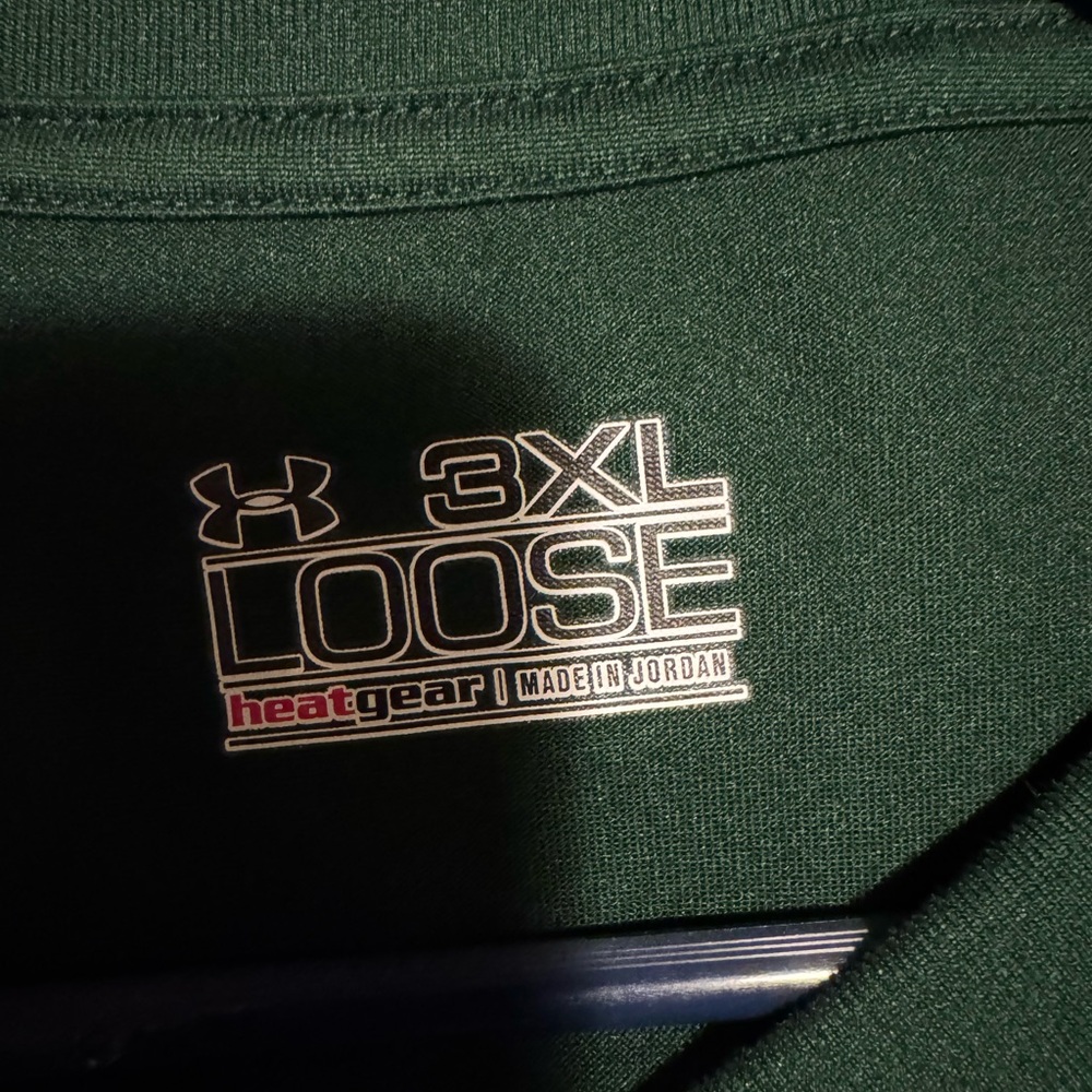 Under Armour Green 3XL Loose Fit Shirt